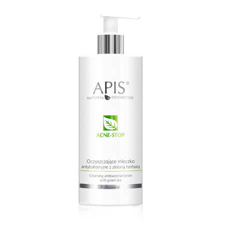 APIS Acne-Stop oczyszczające mleczko antybakteryjne z zieloną herbatą 500ml
