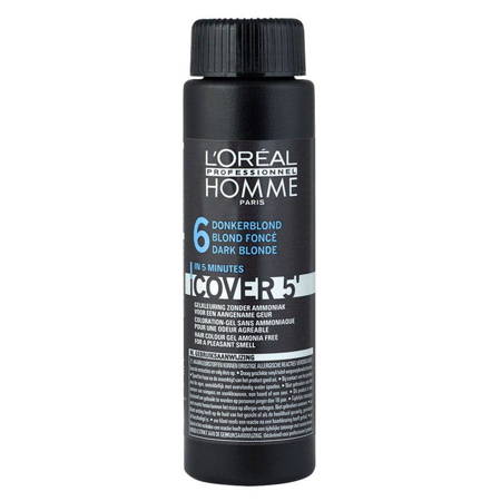 L'OREAL Homme Cover 5' żel do koloryzacji włosów dla mężczyzn - nr 6 Dark Blonde 50ml