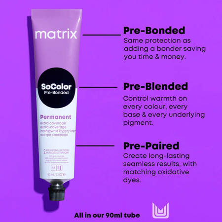 MATRIX SoColor Pre-Bonded Permanent Hair Colour 505N 90ml
