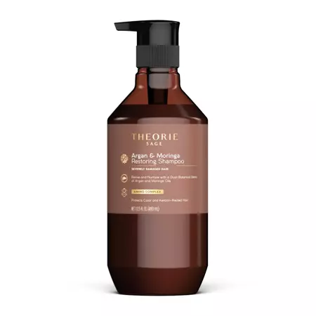 THEORIE Argan & Moringa Restoring Shampoo szampon regenerujący do włosów 400ml